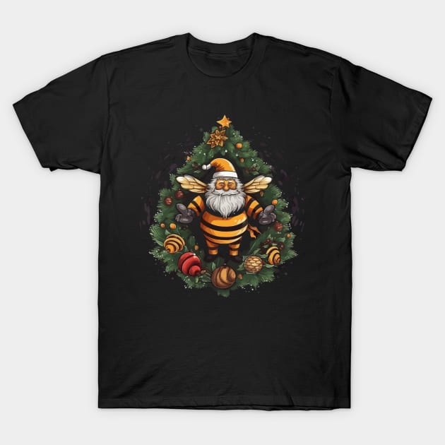 Bee Christmas T-Shirt by JH Mart